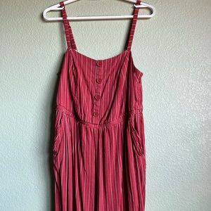 00 Striped Torrid Jumpsuit